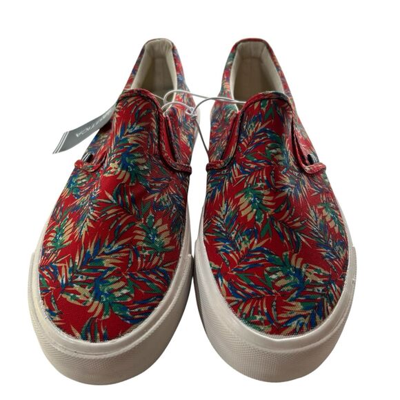 NEW Nautica SLIP ON Loafers Shoes Sneakers CANDLER Red Palm - Men's Size 10 - Picture 2 of 8